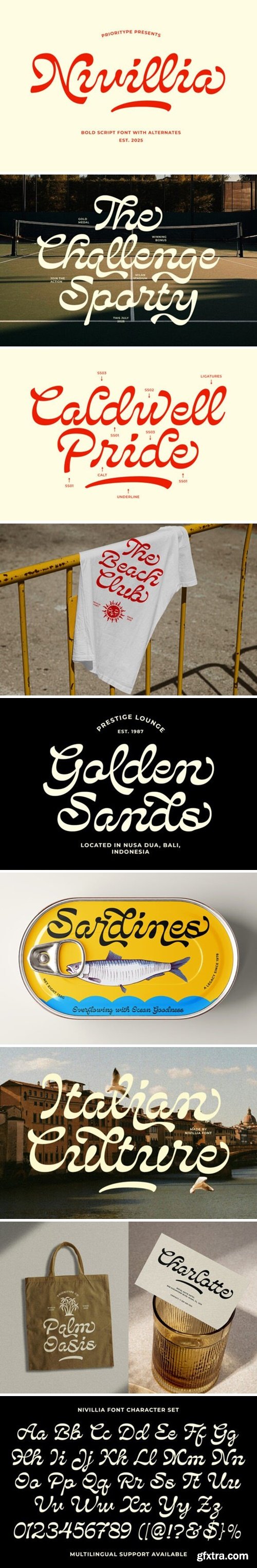 CM - Nivillia - Bold Script Font 290886701