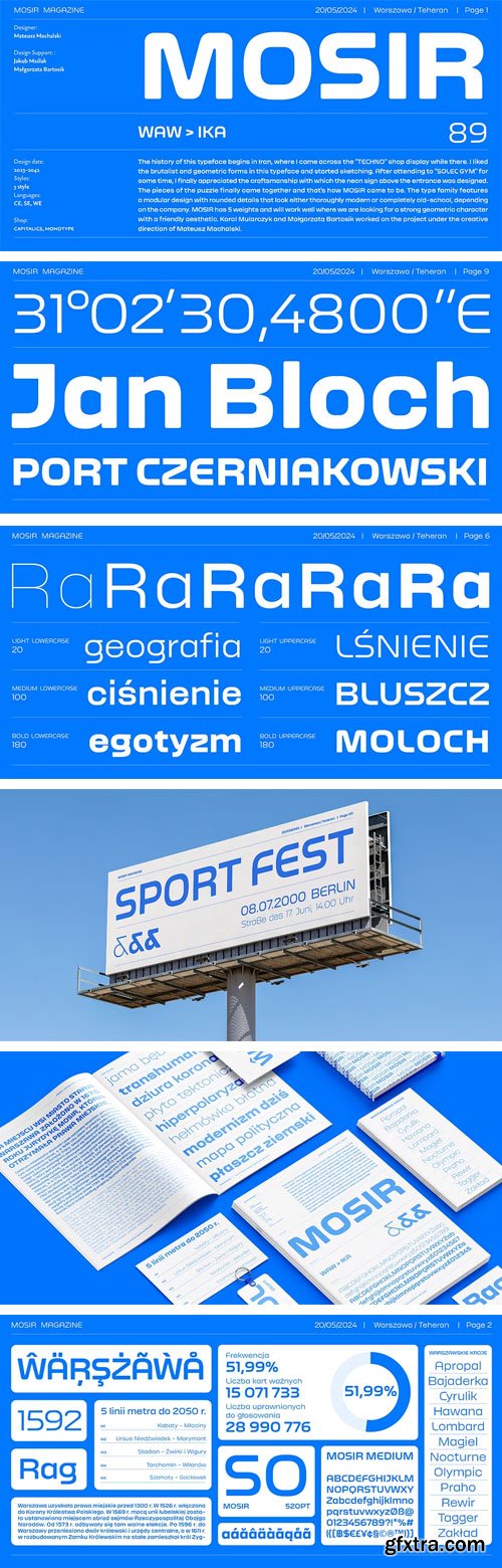 Myfonts - Mosir Font Family