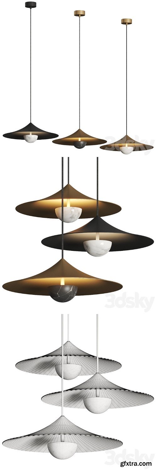 3dsky Pro - Aromas del Campo Hat Pendant Lamp