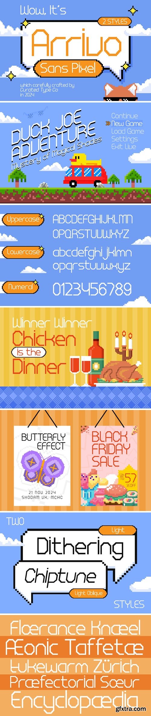 Arrivo Sans Pixel - 8Bit Font