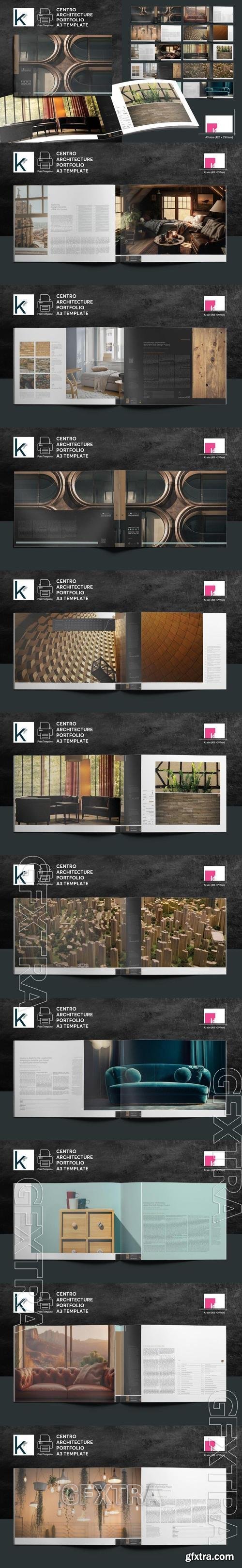 CeNTRO Architecture Portfolio A3 Template P46SVU6