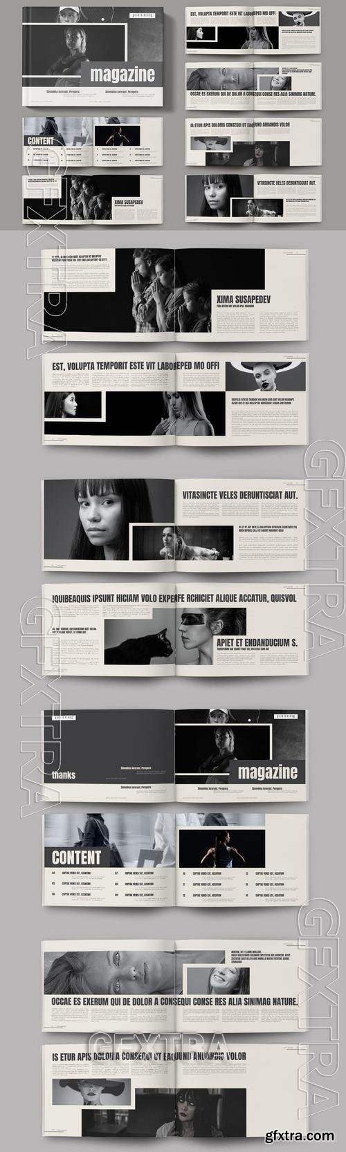 Magazine Template Landscape PP6J8GA