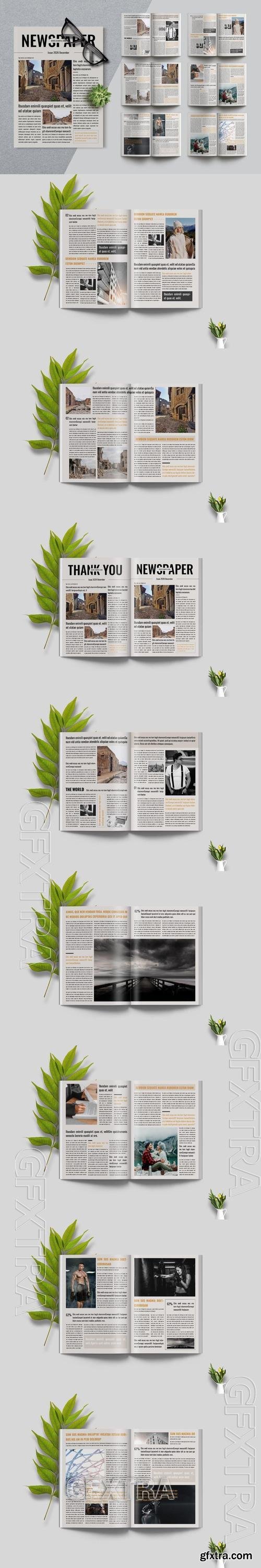 Newspaper Template RYVNQ3H Newspaper Template RYVNQ3H