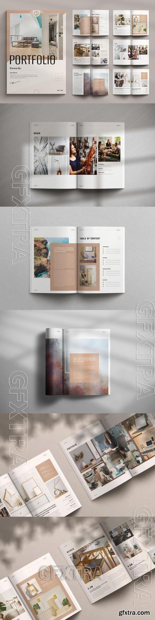 Portfolio Magazine Template T645PUC Portfolio Magazine Template T645PUC