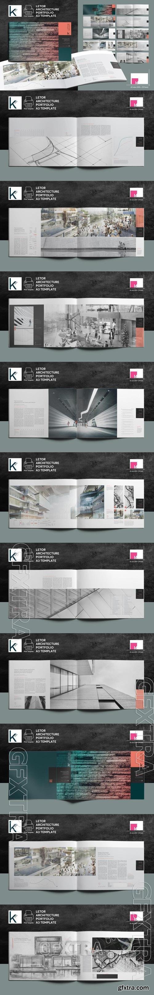 LeTOR Architecture Portfolio A3 Template WVXQ5WH