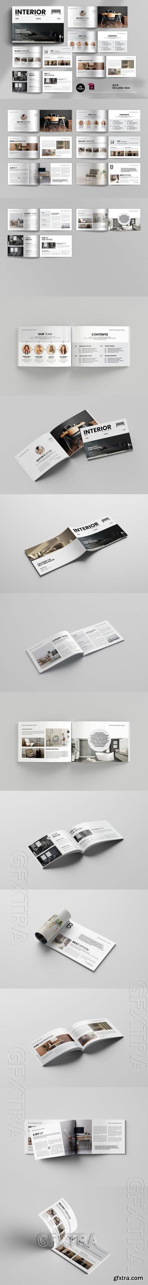 Interior Magazine Template Landscape 34JRSCP