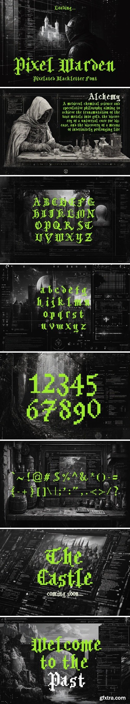 Pixel Warden Font