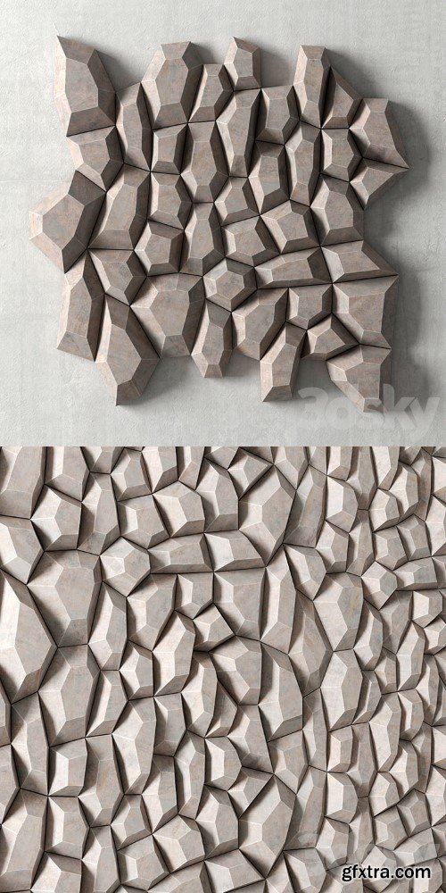 3dsky Pro - Polygon decorative panel / Polygon decorative panel