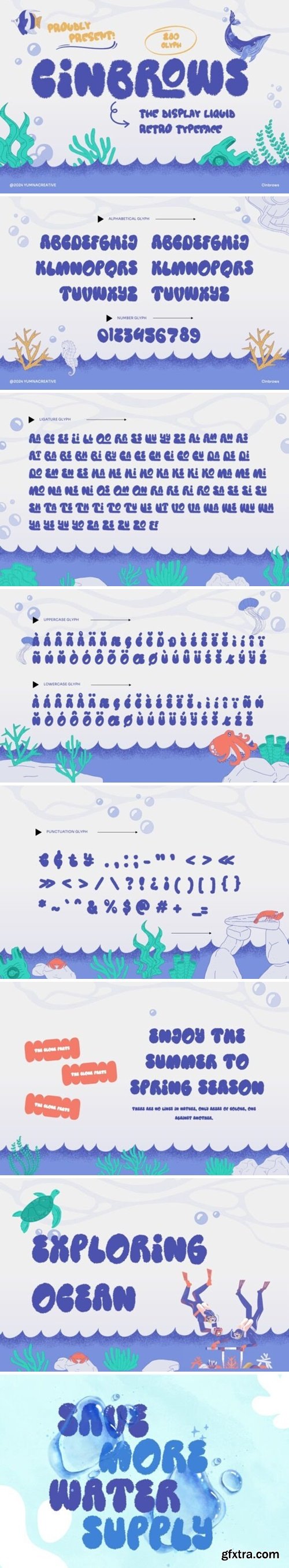 CM - Cinbrows - Liquid Retro Font 217758332