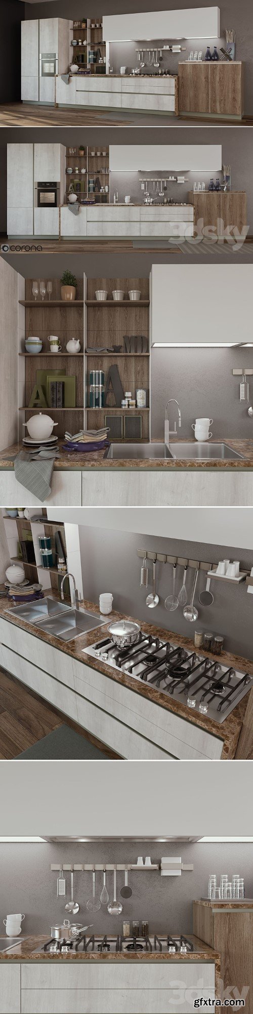 3dsky Pro - Kitchen Cucine Stosa Infinity