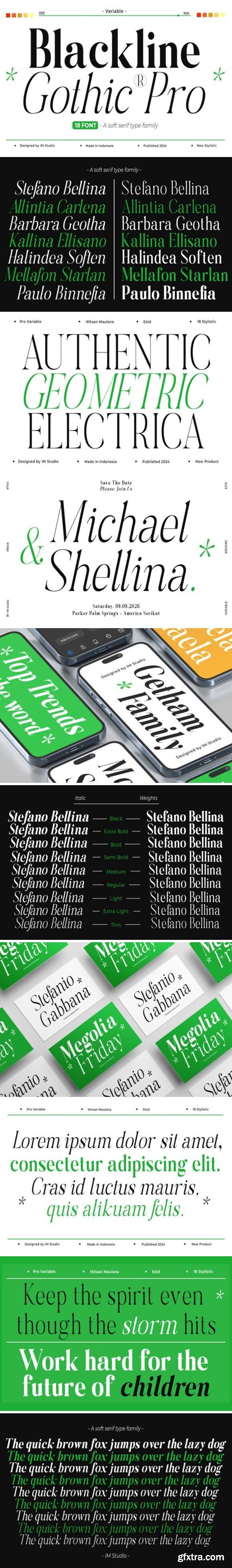 Blackline Gothic Font Blackline Gothic Font