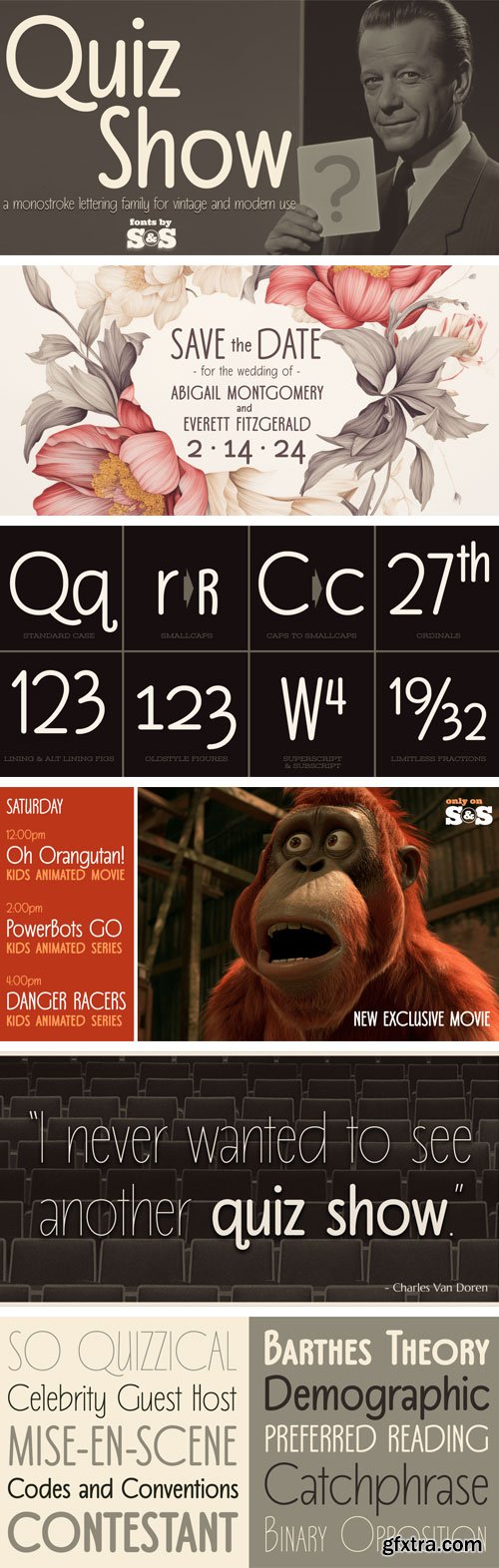 Myfonts - Quiz Show Font Family