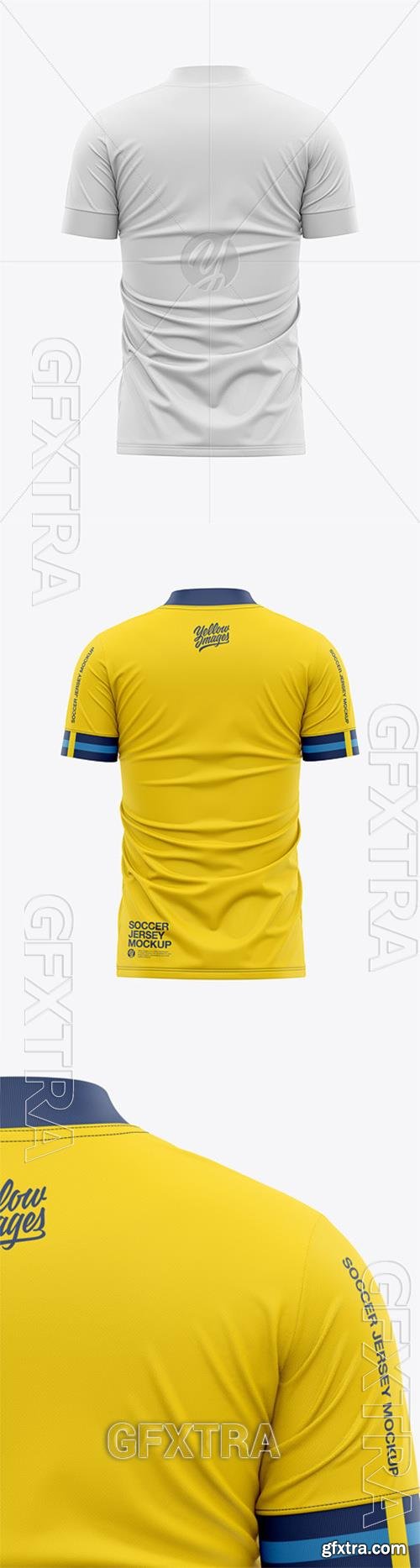 Mens Soccer Jersey T-Shirt Mockup - Back View 56417 Mens Soccer Jersey T-Shirt Mockup - Back View 56417