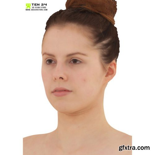 3Dscanstore - Colour Female 03 Pose 01