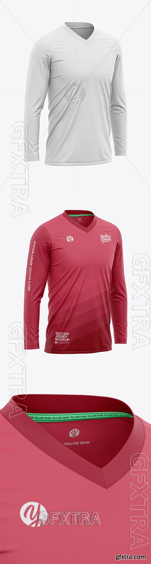 Long Sleeve Soccer Jersey - Football T-Shirt 56830 Long Sleeve Soccer Jersey - Football T-Shirt 56830