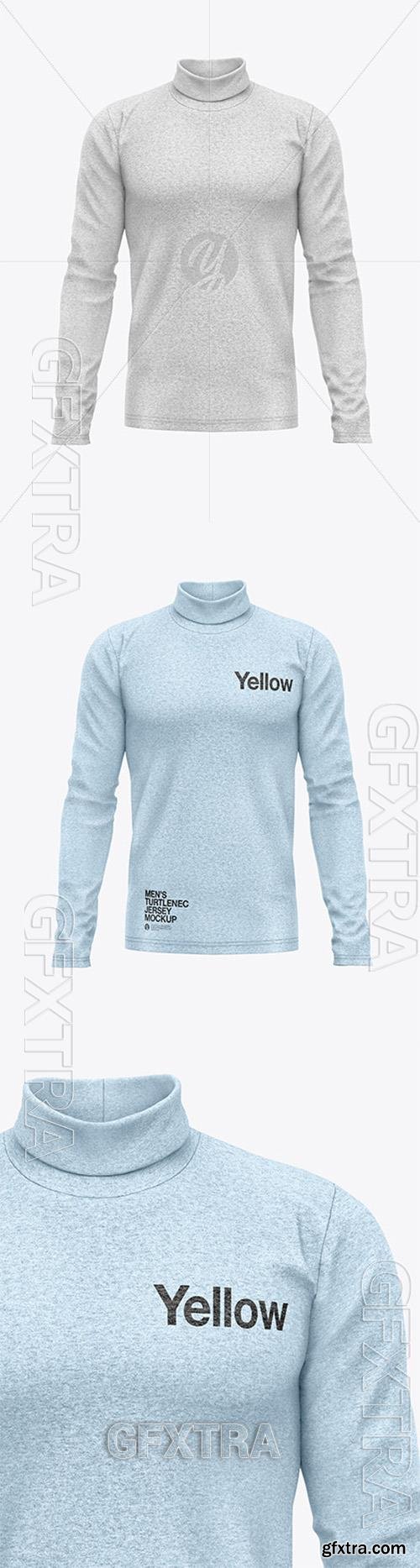 Mens Turtlenec Jersey Mockup 57575