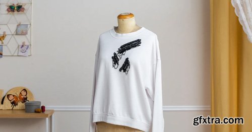 Domestika - Haute couture embroidery with Lun&eacute;ville crochet