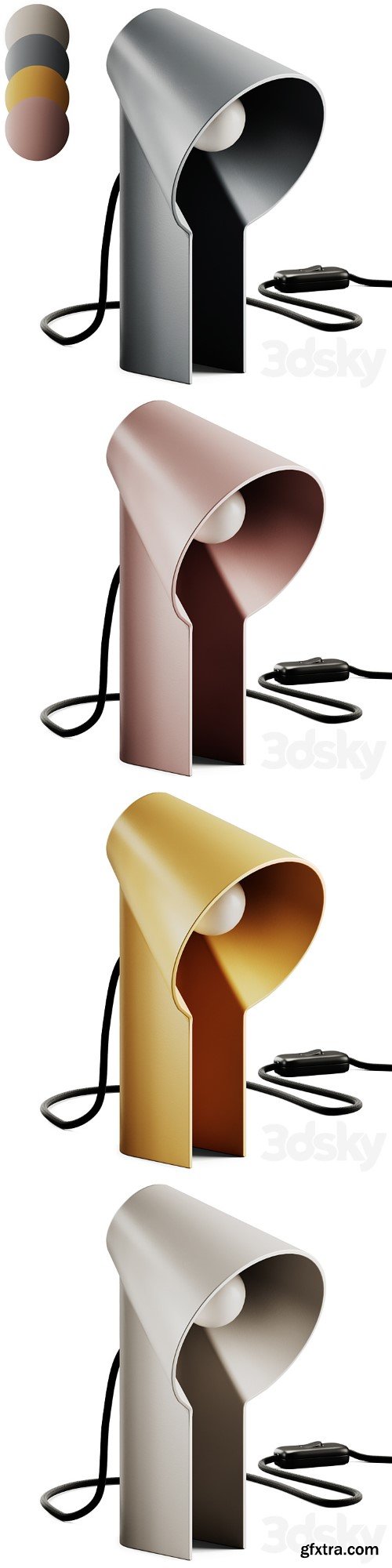 3dsky Pro - Woud Study Table Lamp