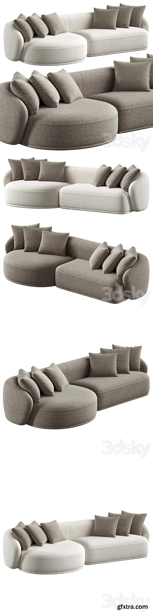 3dsky Pro - Capsule sofa