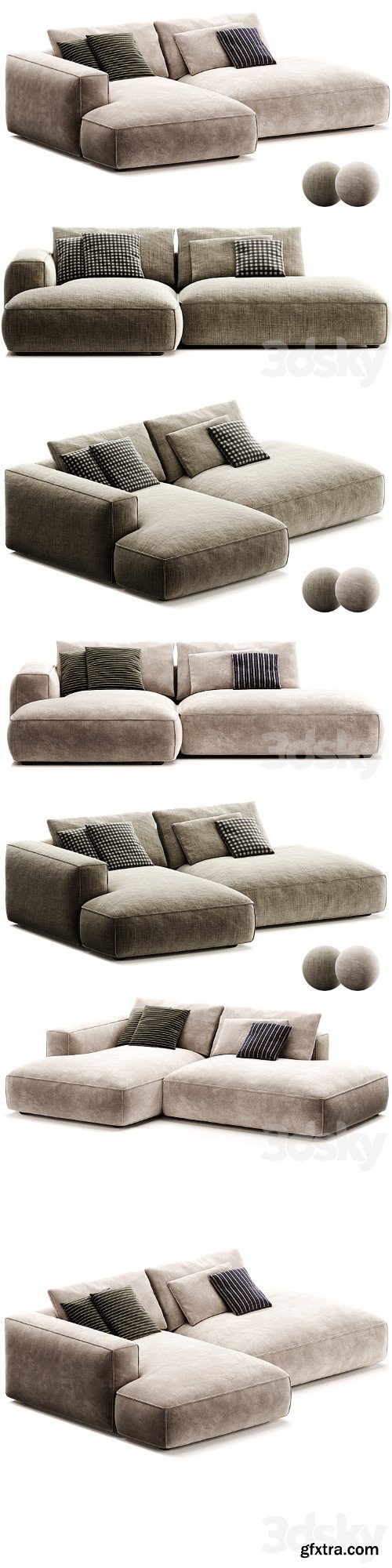 3dsky Pro - Mononova Roxen Sofa