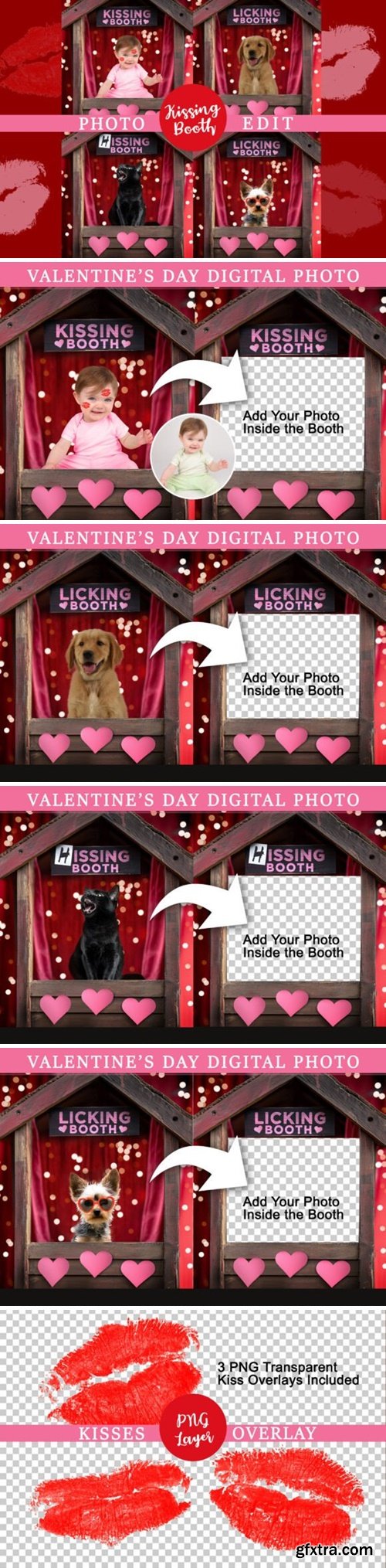 Valentine's Day Photo Booth Template Valentine's Day Photo Booth Template