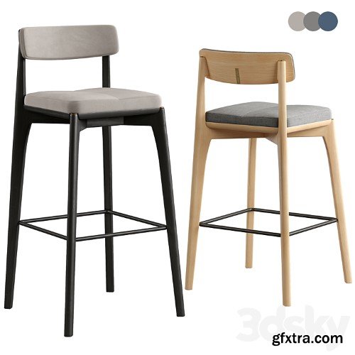 3dsky Pro - Bar stool Aska. Latitude