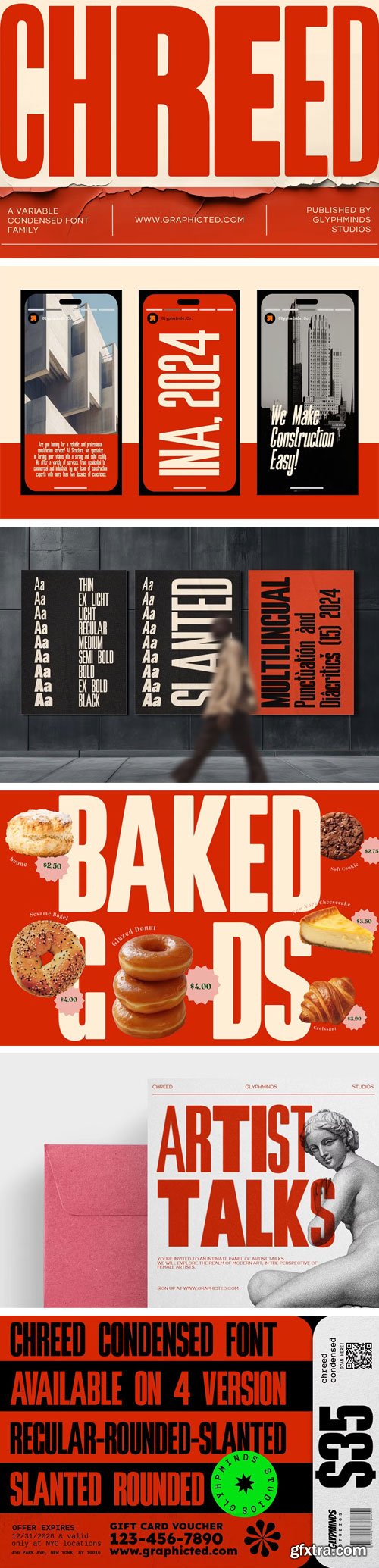 CreativeMarket - Chreed: 36 Dynamic Styles