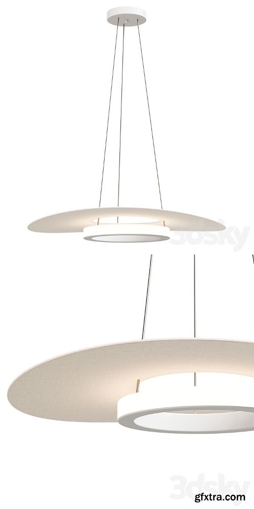 3dsky Pro - Modern Novelty Round Aluminum LED Pendant Light