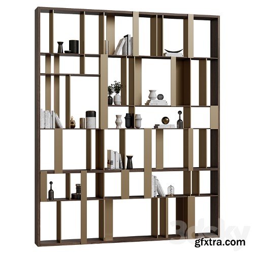 3dsky Pro - Shelf with decor 001