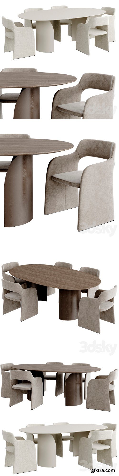 3dsky Pro - Dinning Set 127