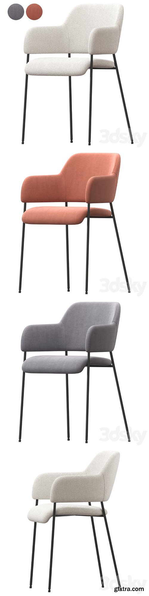 3dsky Pro - Wendy Chair by Bergenson Bjorn