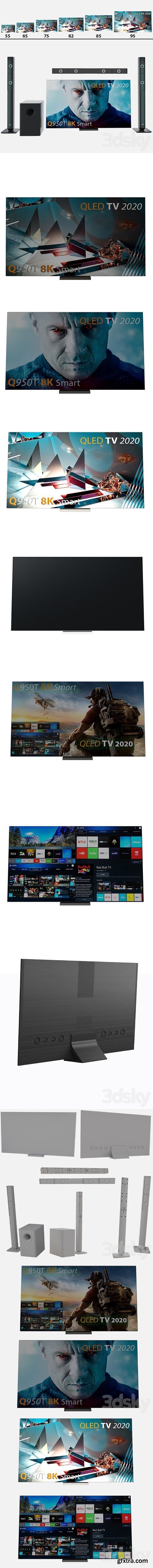 3dsky Pro - Samsung 85 Q950T 8K Smart QLED TV 2020 / Samsung TV system
