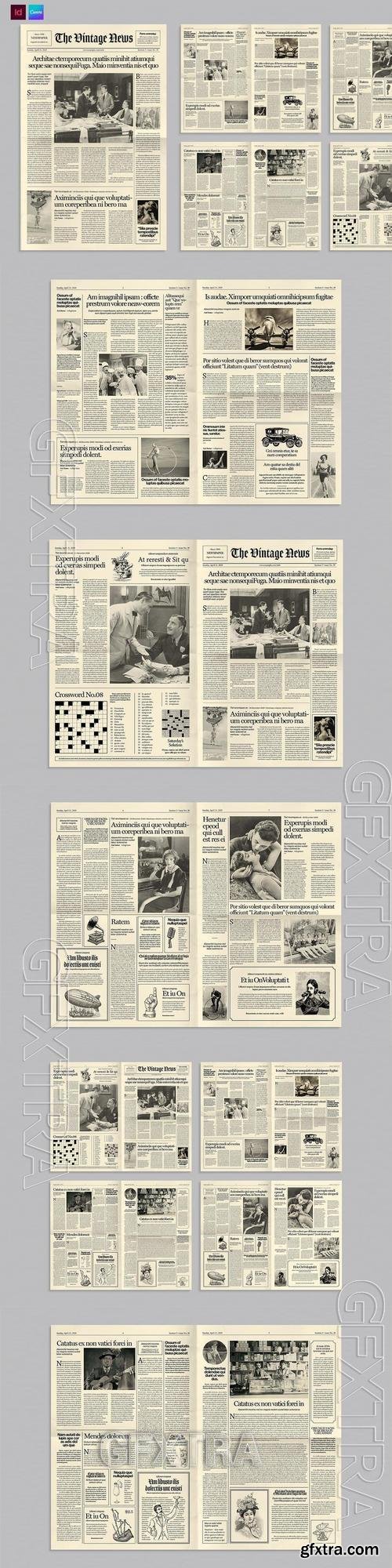 Vintage Newspaper JJL25AJ Vintage Newspaper JJL25AJ