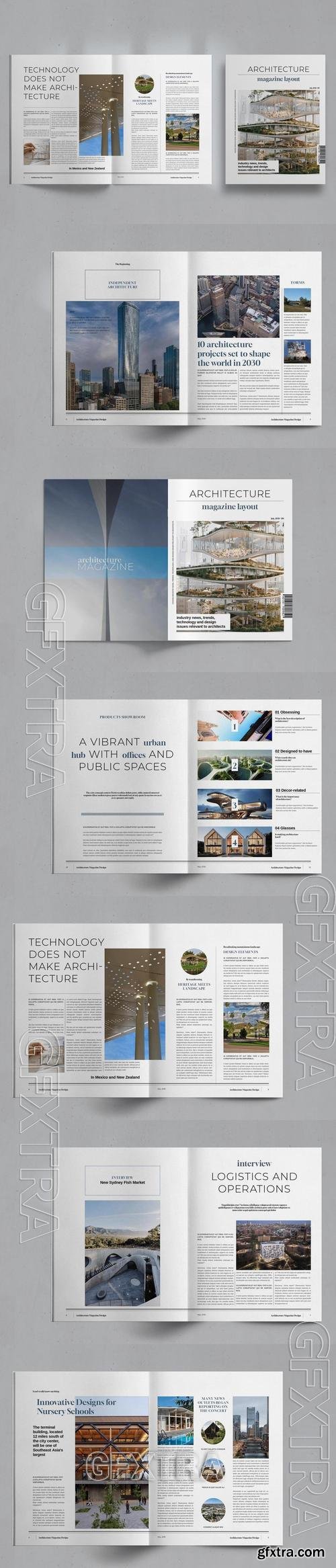 Architecture Magazine Layout 3DBCYLW