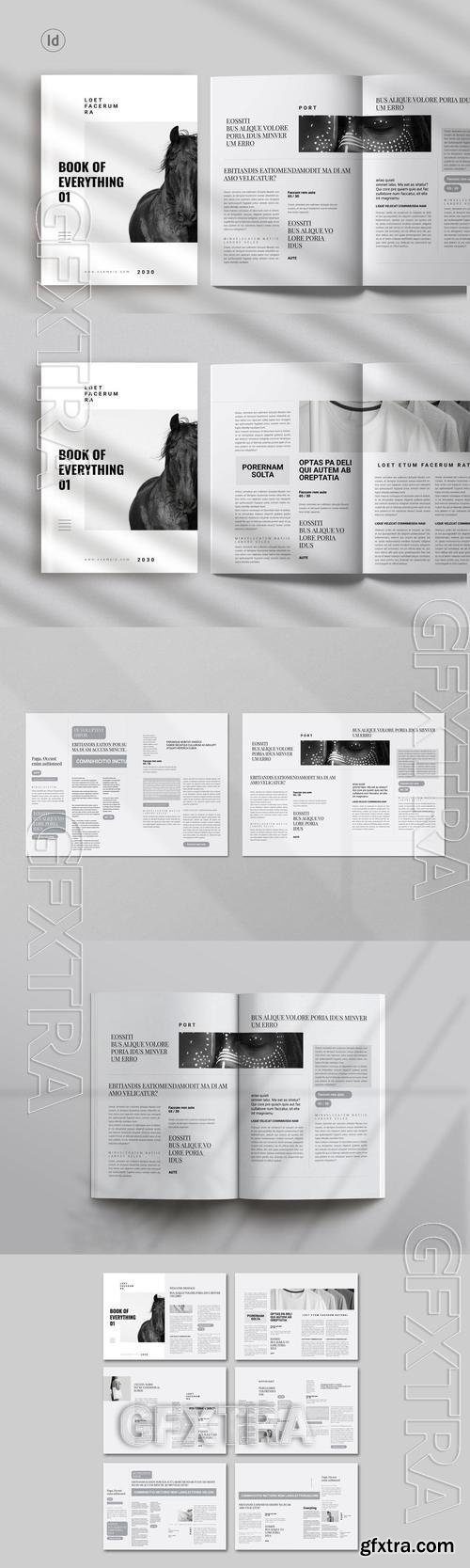 Minimal Magazine Template 6ALNV37