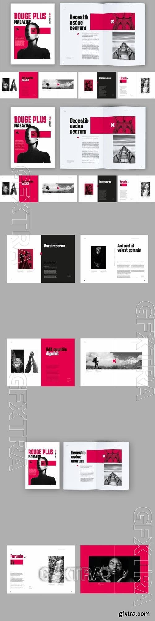 Modern A4 Magazine Template AVYEV4V