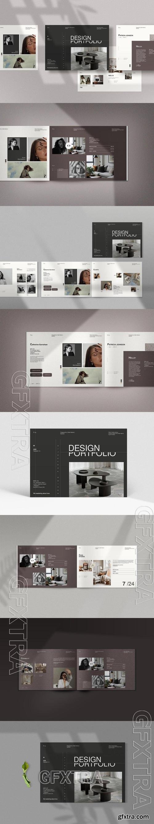 Design Portfolio Template F5D9XTQ