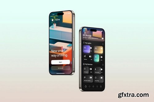 Asylab - iPhone 16 Pro - 24 Mockups Scenes