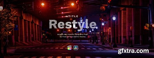 MotionVFX - mTitle - Restyle - DVR MotionVFX - mTitle - Restyle - DVR