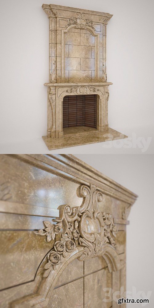 3dsky Pro - Fireplace