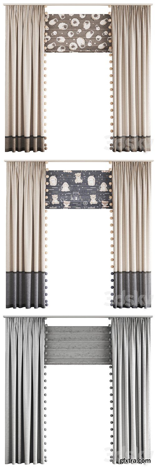 3dsky Pro - Curtains for the nursery 3dsky Pro - Curtains for the nursery