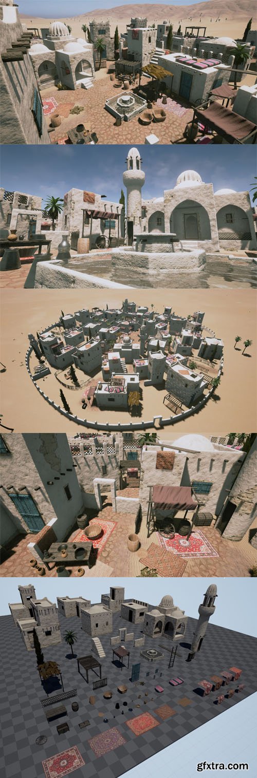 Unreal Engine Marketplace - Middle Eastern Town (4.20+)