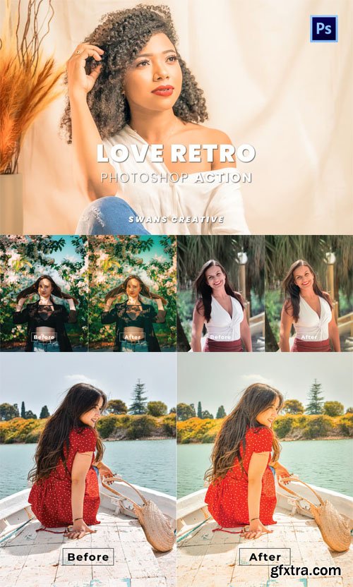 Love Retro Actions for Photoshop Love Retro Actions for Photoshop