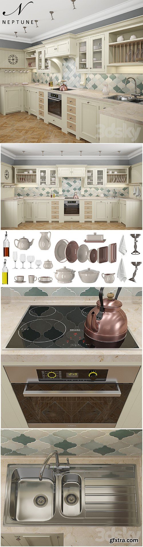 3dsky Pro - kitchen Chichester manufacturer Neptune