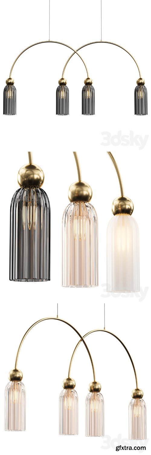 3dsky Pro - Pendant lamp Antic Maytoni