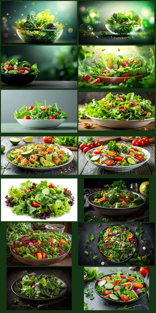 Healthy Fresh Salads 50xJPG