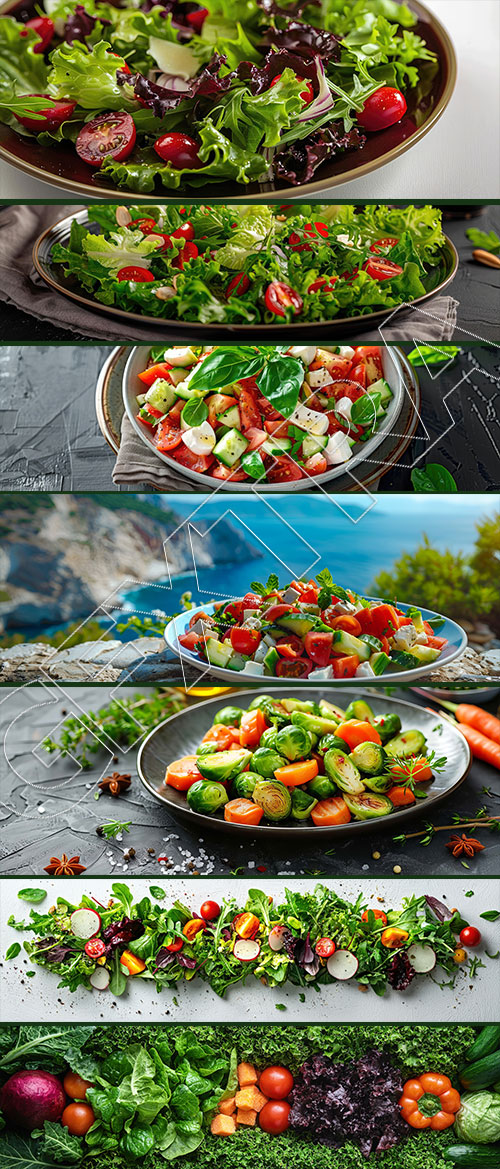 Healthy Fresh Salads 50xJPG