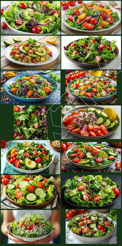 Healthy Fresh Salads 50xJPG
