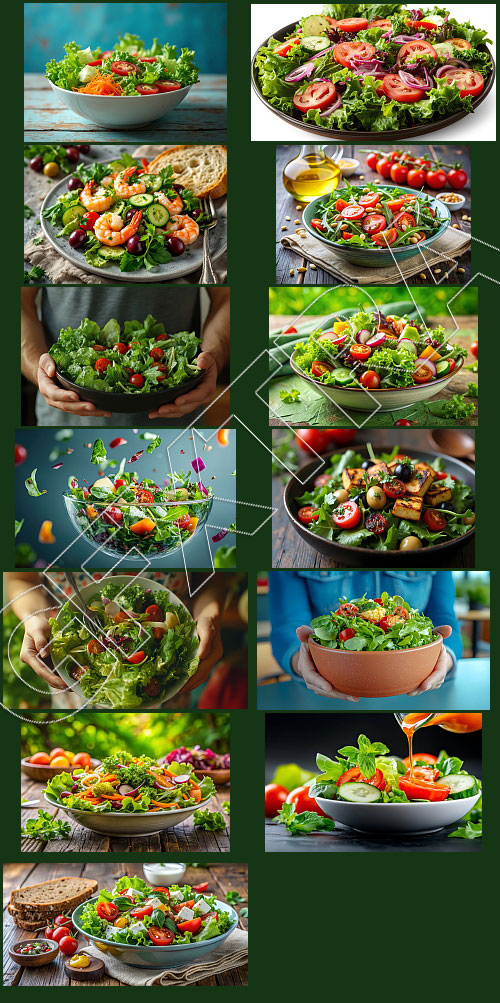 Healthy Fresh Salads 50xJPG