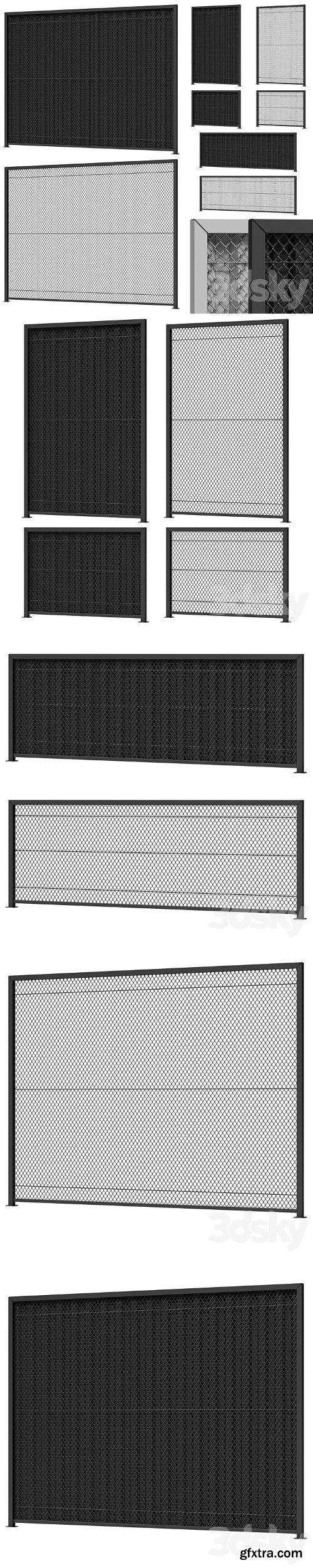 3dsky Pro - Chain-link fence